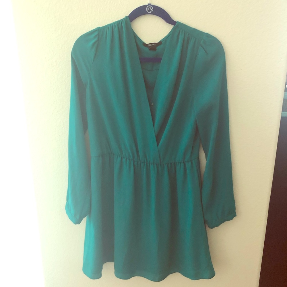 Teal dress